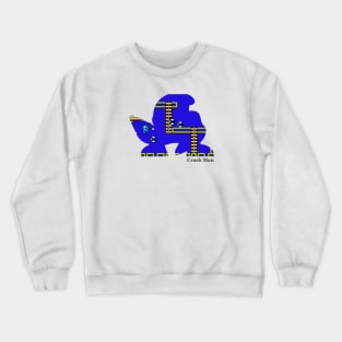 Crash Man Silhouette - Mega Man 2 Crewneck Sweatshirt